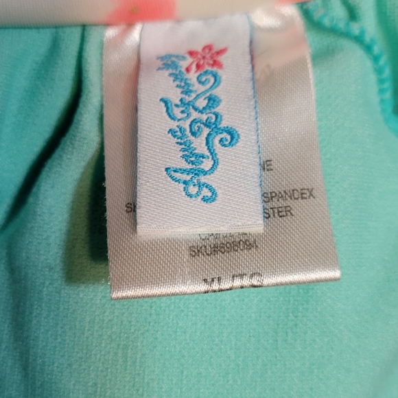 Aqua Funky Fringed Bikini Top - Picture 2 of 2